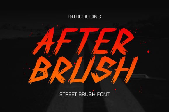 After Brush: A Modern Typeface for Makers