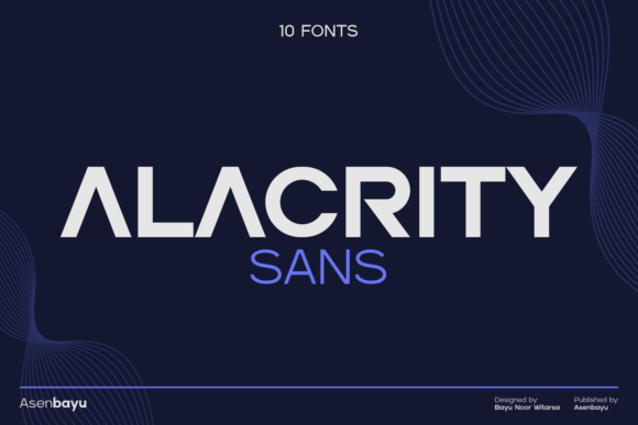 Alacrity Sans: A Professional Typeface for Small Business Branding