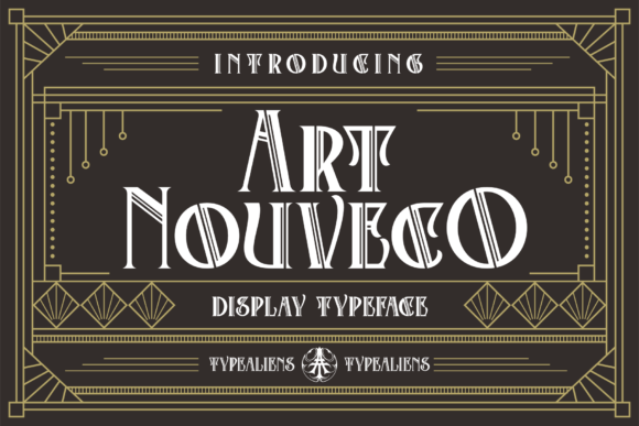 Art Nouveco: A Stylish Display Typeface for Branding
