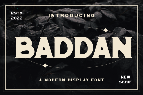 Baddan Font for Bold Campaign Headlines