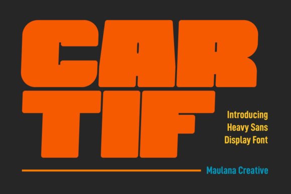 Cartif Typeface for Bold Web Design