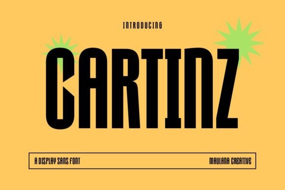 Cartinz Font Review for Bold Campaign Design