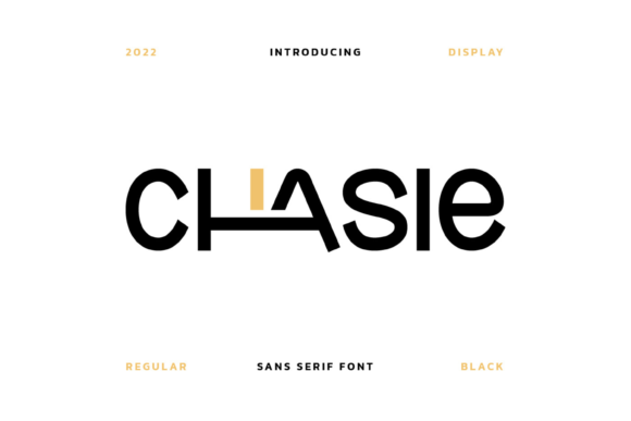 Chasie: A Whimsical Sans Serif Display Font for Campaigns