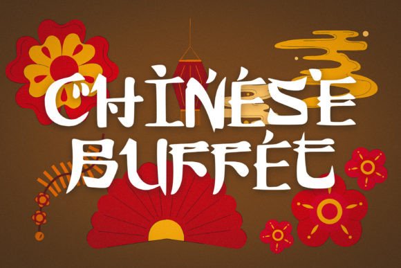 Chinese Buffet: A Distinctive Decorative Display Typeface