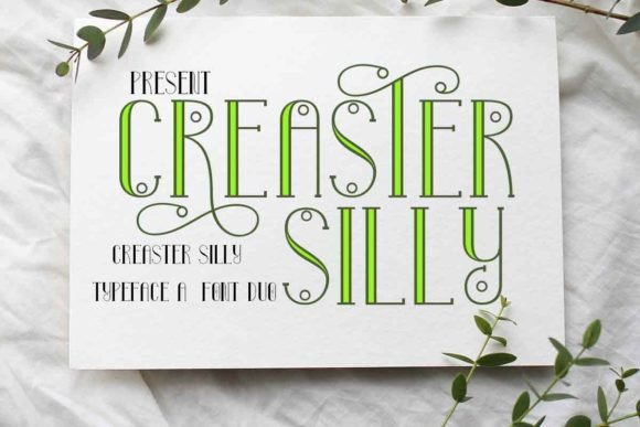 Creaster Silly: A Playful Serif Font for Brands