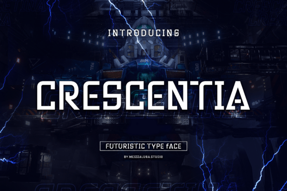 Crescentia: A Futuristic Display Font for Bold Campaigns