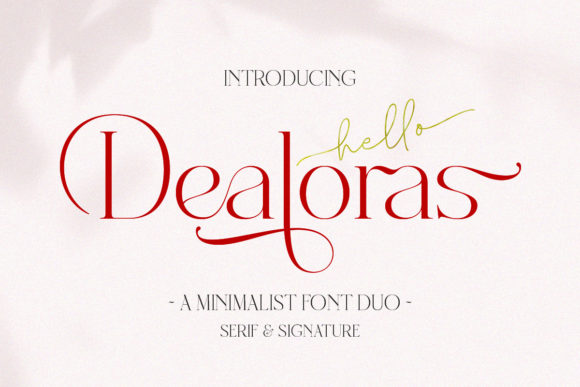Dealoras Trio: The Perfect Typeface for Small Business Branding