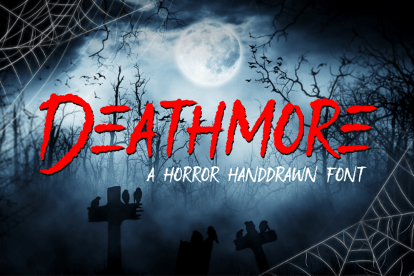 Deathmore Font: A Bold Horror Display for Branding