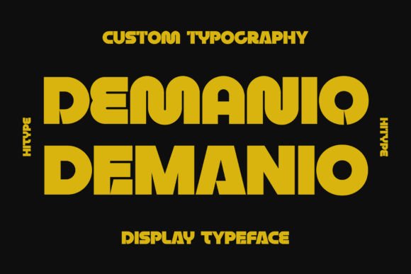 Demanio: The Bold Display Typeface for Modern Brands