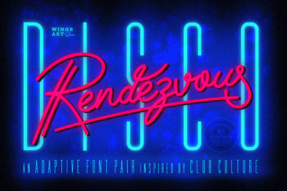 Disco Rendezvous: The Ultimate Script Font for Bold Branding
