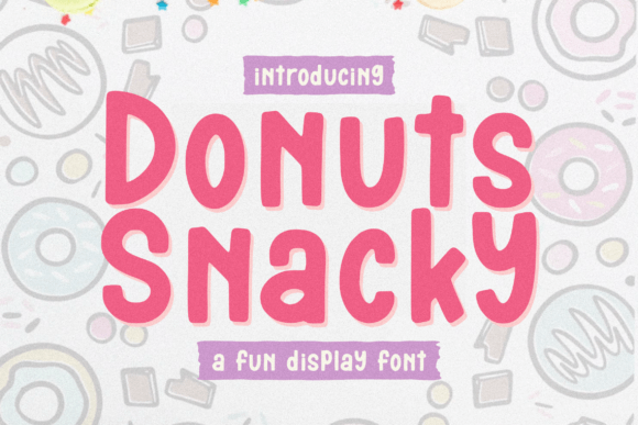 Donuts Snacky Typeface for Web Design