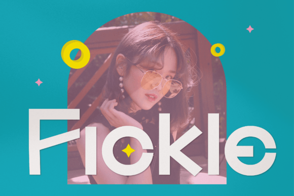 Fickle: A Quirky Display Font for Editorial Impact