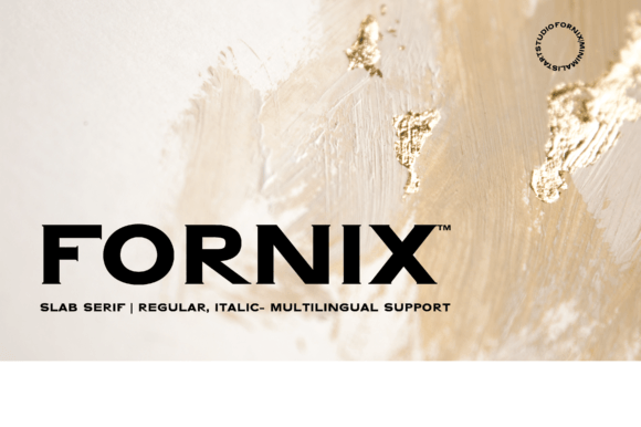 Fornix Typeface for Elegant Handmade Branding