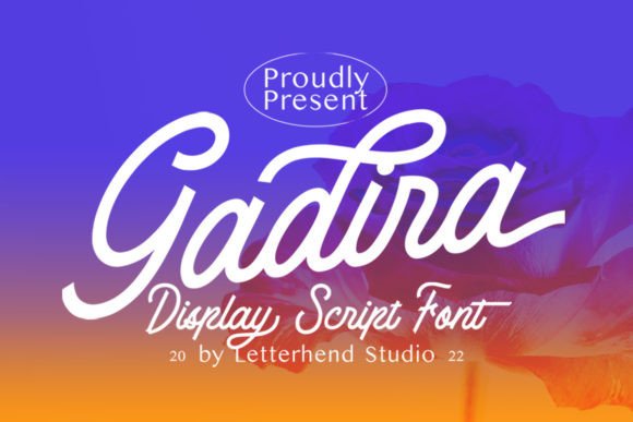 Gadira Font: A Stylish Script for Creative Designs