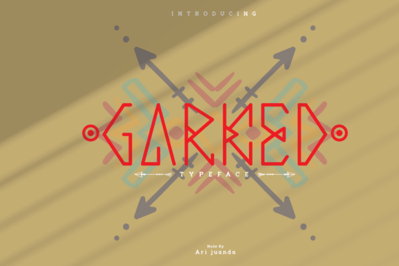 Garked: A Nordic-Inspired Display Typeface for Bold Headlines