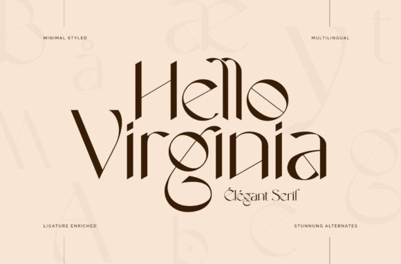 Hello Virginia: A Versatile Sans Serif Typeface