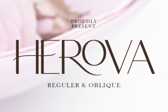 Herova: A Modern Serif Font for Makers