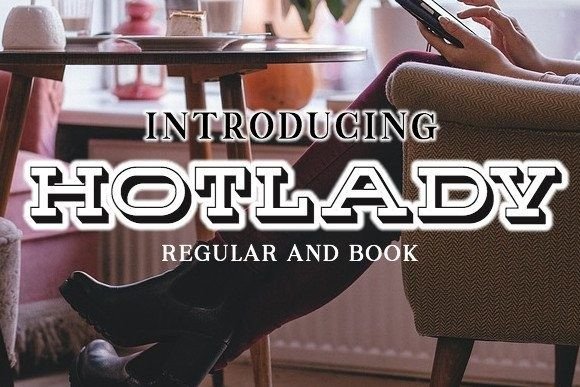 Hotlady Typeface for Bold Web Headlines