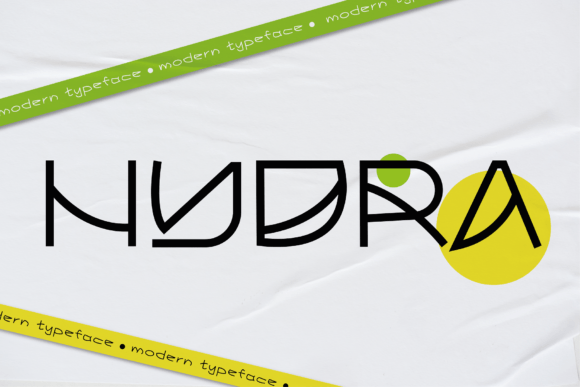 Hydra Typeface: Quirky Display Fonts for Editorial Design