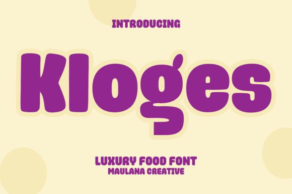 Kloges: A Modern Sans Serif Typeface for Editorial Design
