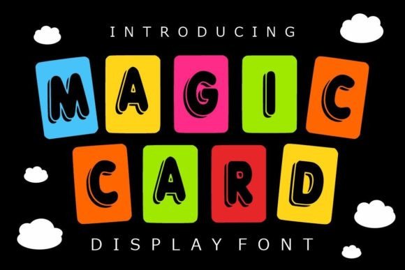Magic Card Font: A Playful Decorative Type for Joyful Designs