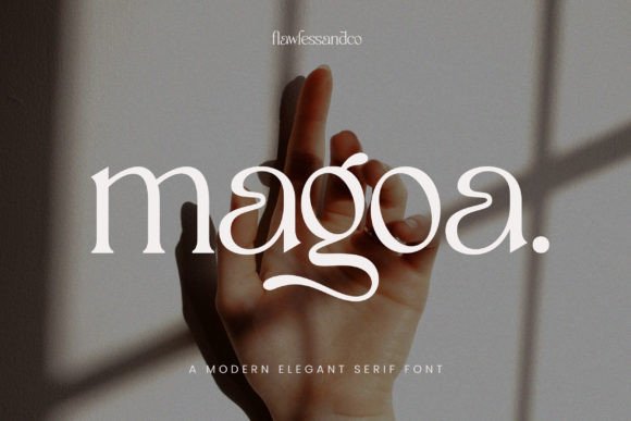 Magoa: A Modern Serif Font for Makers