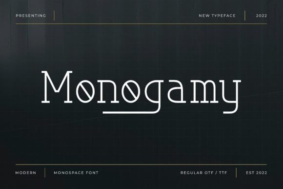 Monogamy Font for Professional Branding