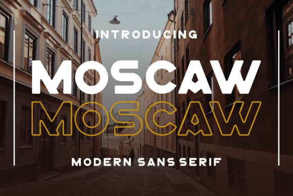 Moscaw: A Modern Sans Serif Font for Makers