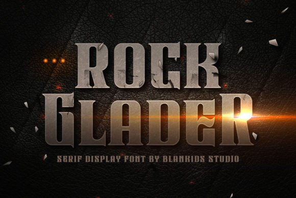 Rock Glader: A Strong Serif Font for Brand Identity