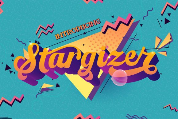 Stargizer: The Retro Handwritten Font for Crafters