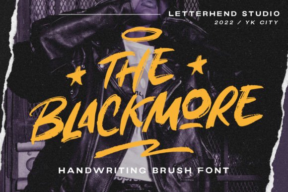 The Blackmore: Bold Brush Typeface for Marketers