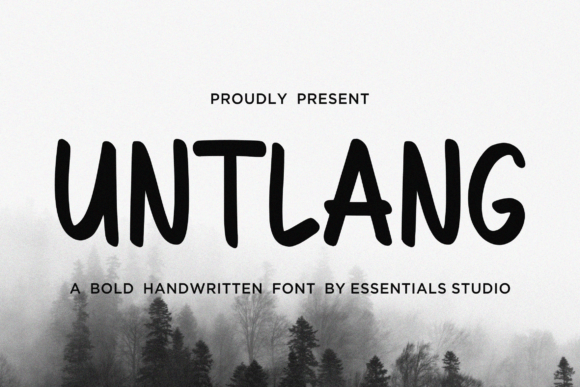 Untlang: A Bold Display Font for Modern Brands